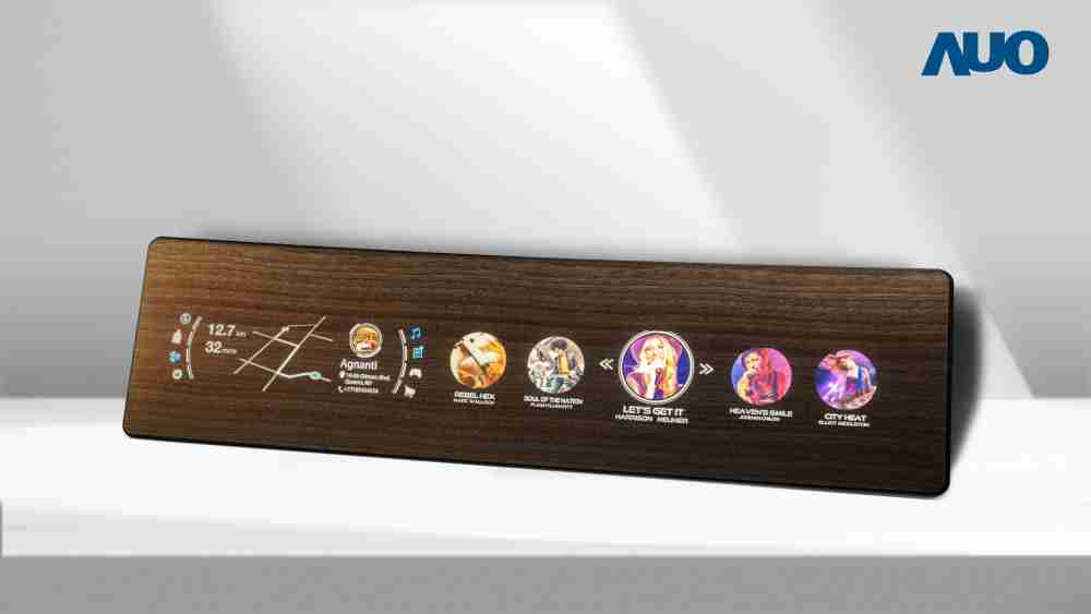 优游UB8研发全球最高穿透度达80%的AmLED木纹显示器，，可于使用时呈现高亮度、、、、清晰可见的信息，，，并在不使用时回归为单纯的饰板，，，，节能兼具美观