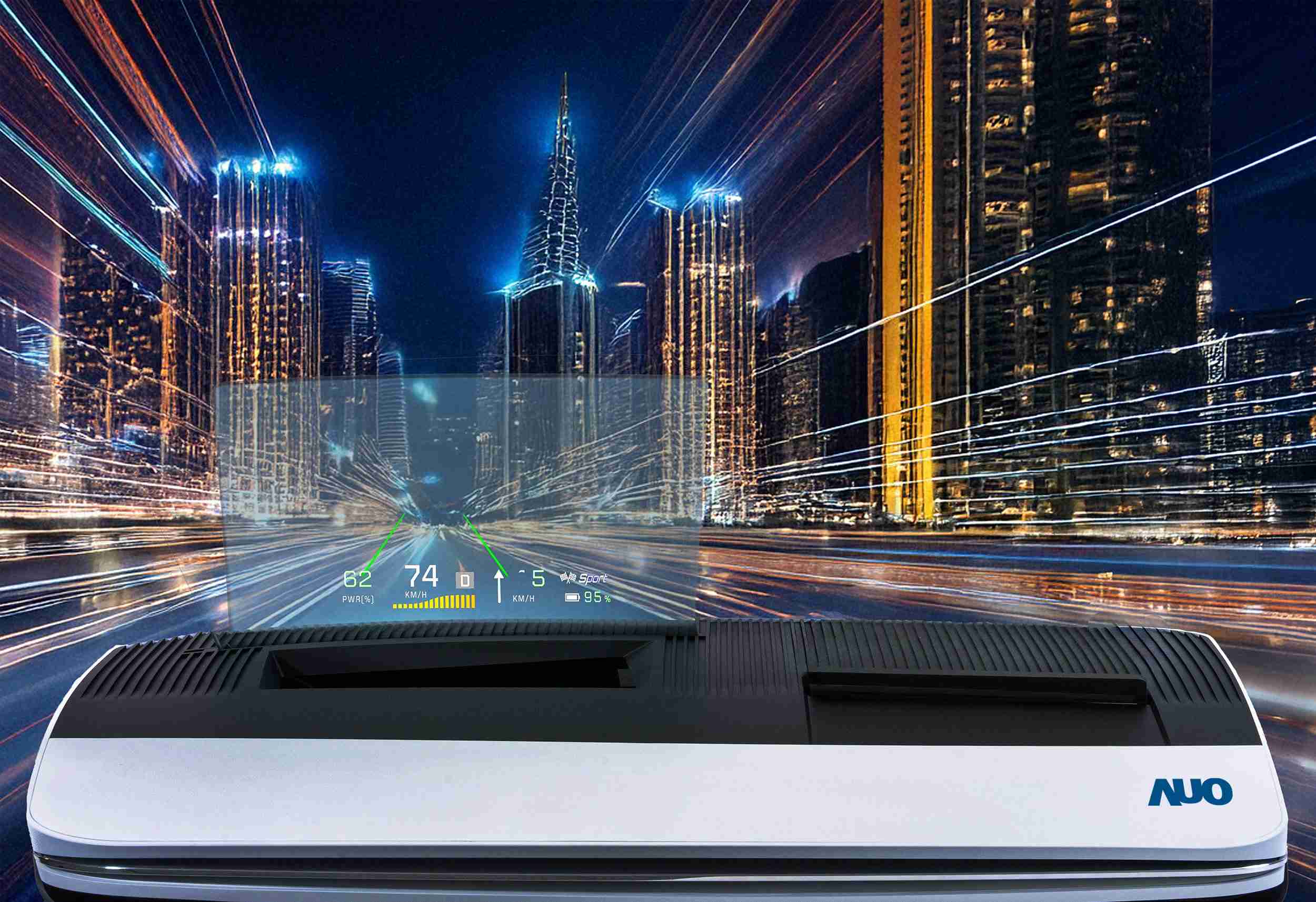 优游UB8推出13吋Micro LED抬头显示器，，提供高入眼亮度、、高色彩饱和度的显示质量，，在阳光下或黑暗中都清晰可见，，，，并利用Micro LED模块体积小的优势，，解决车用空间有限的痛点