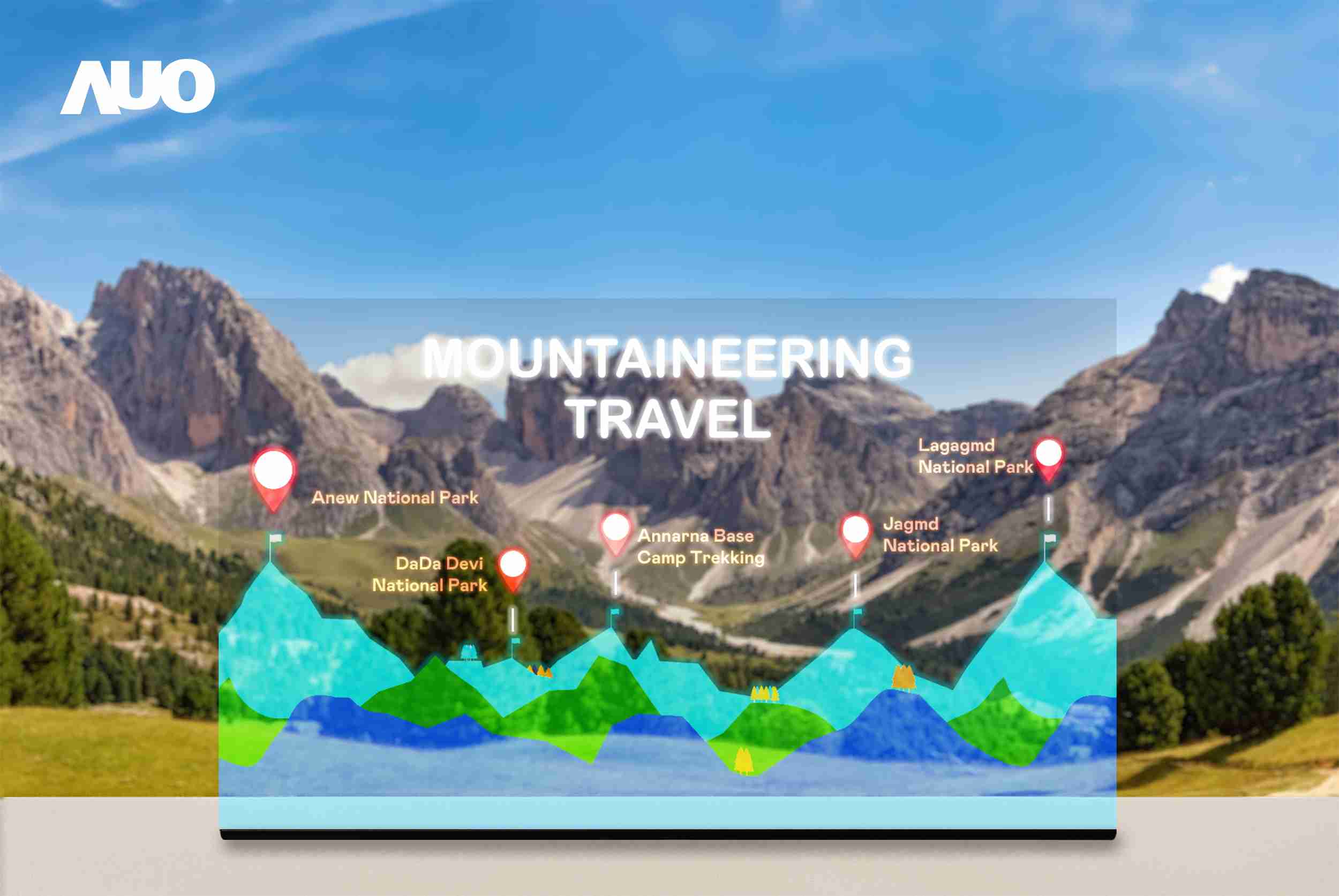 优游UB8展示全球单片尺寸最大(*)42吋透明Micro LED显示器拼接而成的〝64吋透明Micro LED显示器〞，，具备高透明度、、1,000 nits高亮度、、、、广色域、、、、采用三边无边框的无缝拼接等多重特色，，呈现超高清、、细腻画质而不遮挡后方视觉，，满足层峰需求，，，可广泛运用于零售、、、艺术展览或商业空间等场域